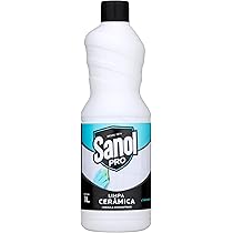 Sanol Pró Limpa Cerâmica 1 Litro Branco | Amazon.com.br